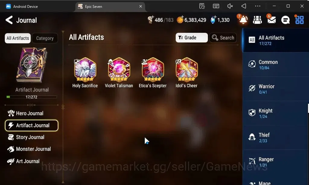 Epic Seven Accounts GLOBAL Unverif|New Era|2 ML(Rhianna and Luciella,N image 7