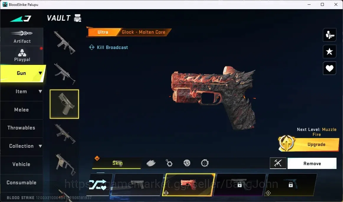Blood Strike Accounts ASIA |5 ULTRA GUN:Glock, INP-9,AUG,GALILQBZ98 | 1 image 2