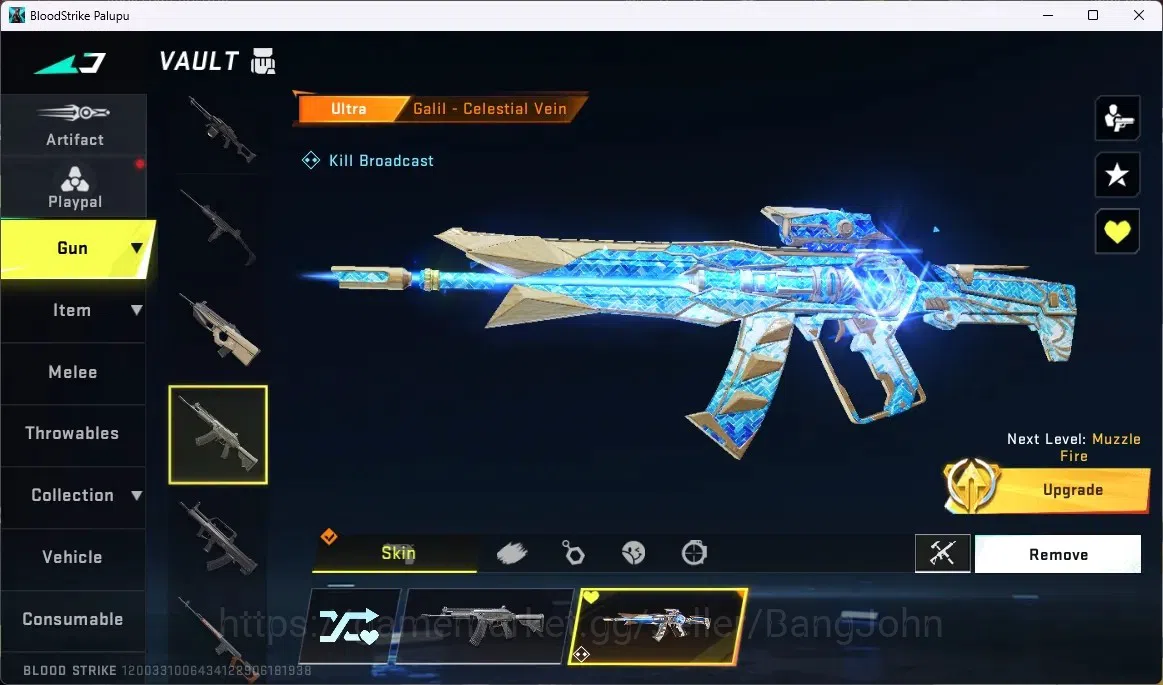 Blood Strike Accounts ASIA |5 ULTRA GUN:Glock, INP-9,AUG,GALILQBZ98 | 1 image 6