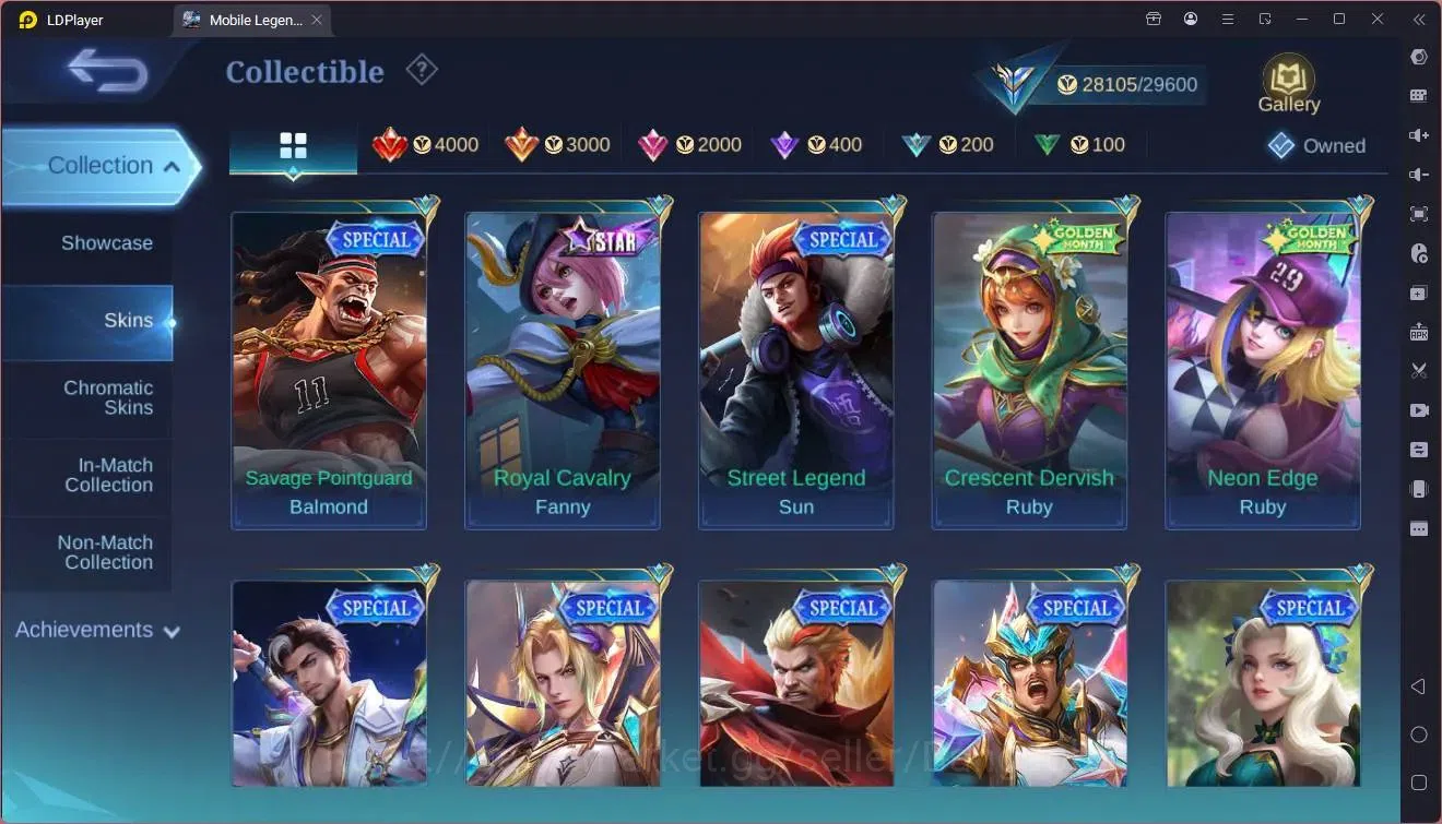 Mobile Legends: Bang Bang Accounts Global |Hero 102|Skin 127|Expert|KOF Karina|M7 Gra image 11