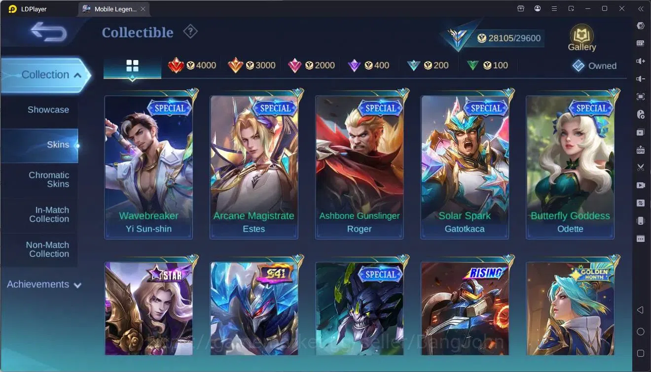 Mobile Legends: Bang Bang Accounts Global |Hero 102|Skin 127|Expert|KOF Karina|M7 Gra image 12