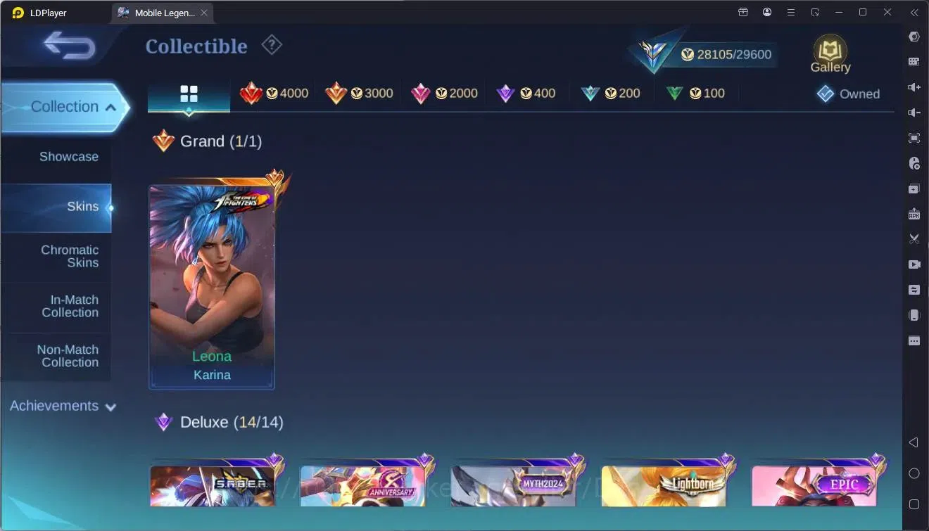 Mobile Legends: Bang Bang Accounts Global |Hero 102|Skin 127|Expert|KOF Karina|M7 Gra image 7
