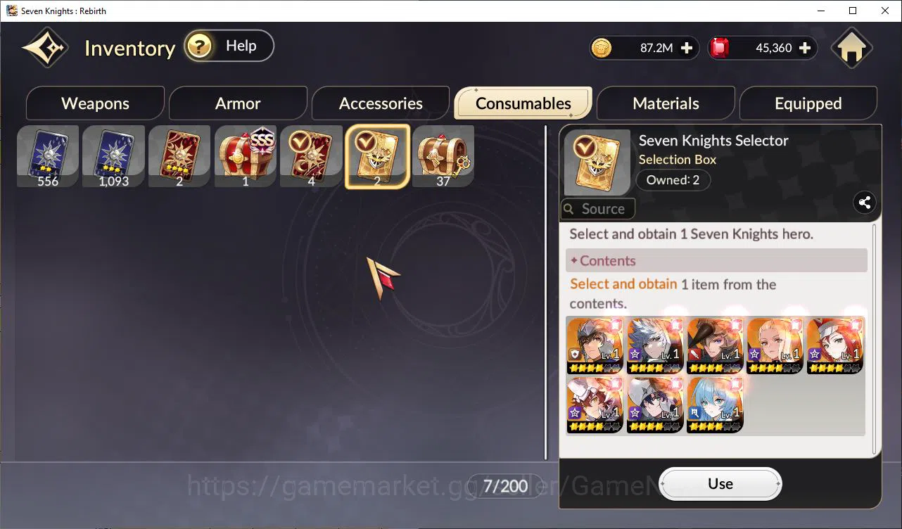 Seven Knights Re:Birth Accounts Global Sea|4 Ex-7k [Gelidus,JuriTC1,Melia,Rosie]+2 image 12