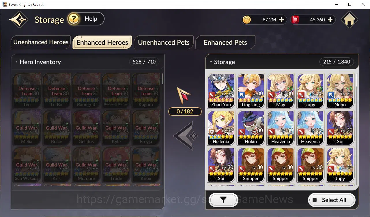 Seven Knights Re:Birth Accounts Global Sea|4 Ex-7k [Gelidus,JuriTC1,Melia,Rosie]+2 image 8