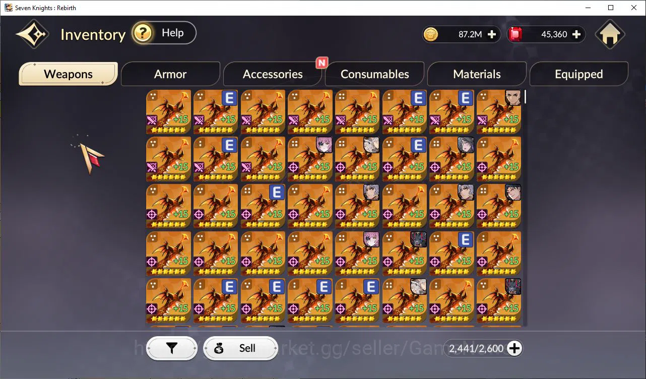Seven Knights Re:Birth Accounts Global Sea|4 Ex-7k [Gelidus,JuriTC1,Melia,Rosie]+2 image 9