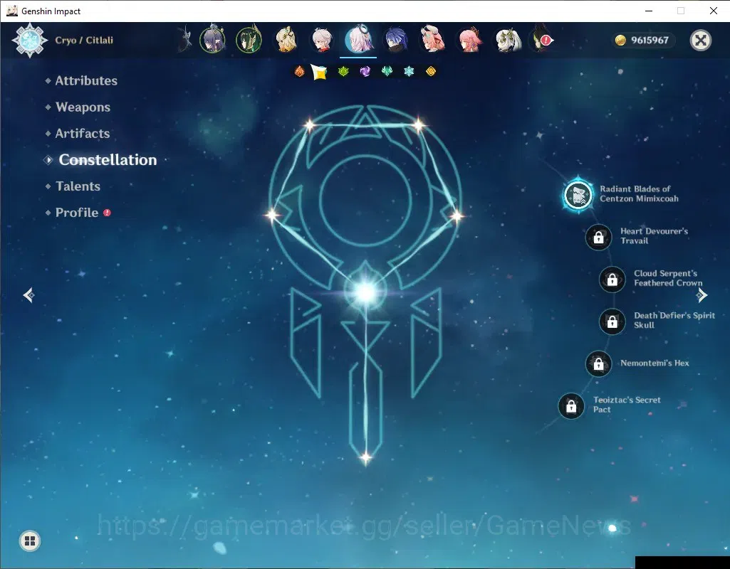 Genshin Impact Accounts ASIA|AR 60|ENDGAME|Dual Meta Teams [Mavuika+Nefer] image 15