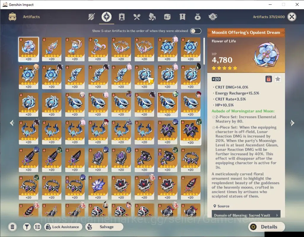 Genshin Impact Accounts ASIA|AR 60|ENDGAME|Dual Meta Teams [Mavuika+Nefer] image 18
