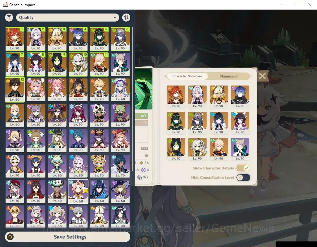 Genshin Impact Accounts ASIA|AR 60|ENDGAME|Dual Meta Teams [Mavuika+Nefer] image 3