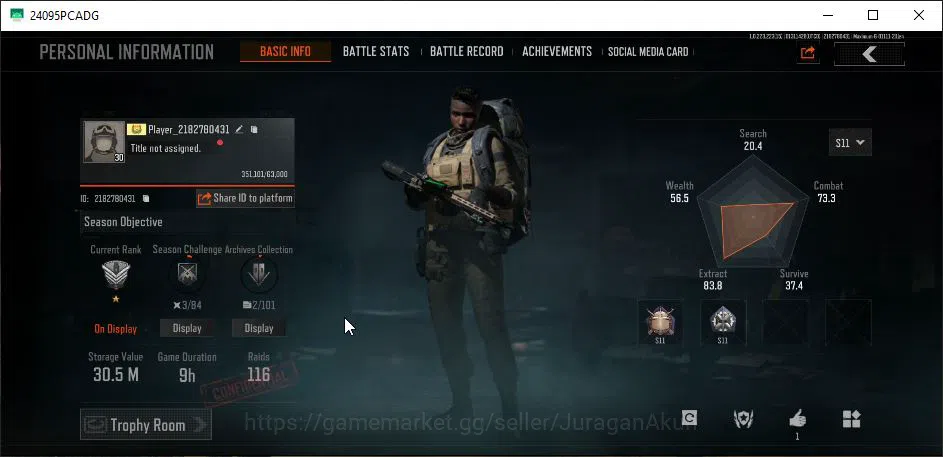 Arena Breakout Accounts Mid-Tier [MOBILE] Lv30|SV 30M|CV 28M|Epic Scar,MPX Contour,LR-DMR1 Koi,Etc|CN 2