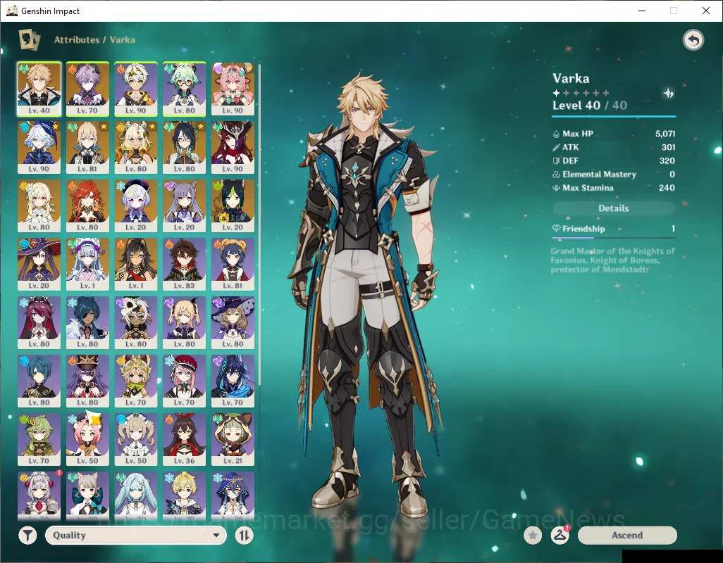 Genshin Impact Accounts ASIA|AR57|PremTeam Mavuika|11Limited+4(*5Weapon)|V image 3