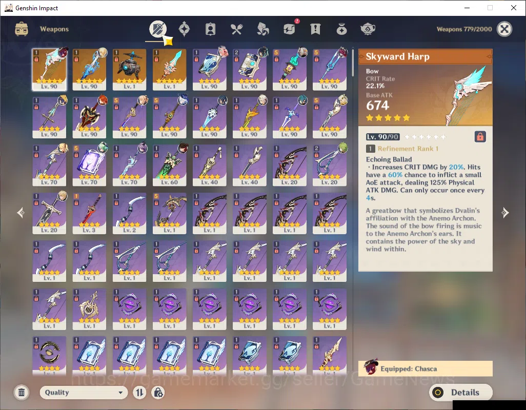 Genshin Impact Accounts ASIA|AR57|PremTeam Mavuika|11Limited+4(*5Weapon)|V image 6