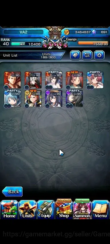 Grand Summoners Accounts Global|Rank 40|691 cc|9 Ascend+2 TW|(Miki,Akemi)+T image 4