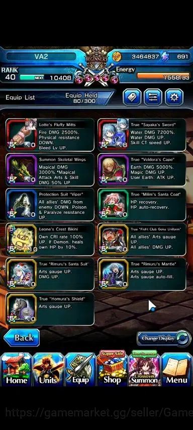 Grand Summoners Accounts Global|Rank 40|691 cc|9 Ascend+2 TW|(Miki,Akemi)+T image 9