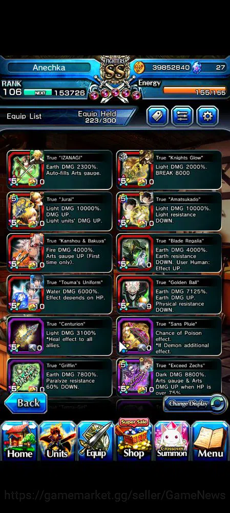 Grand Summoners Accounts Global|Rank 106|21 Ascend|[Inumuta,Touma,Emiya,Mik image 5