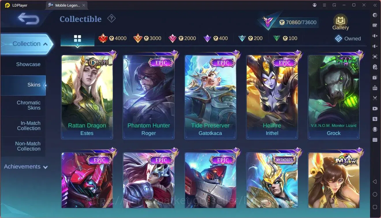 Mobile Legends: Bang Bang Accounts Global|Hero 127|Skin 261|Renowned|Sanrio Floryn|TF image 12