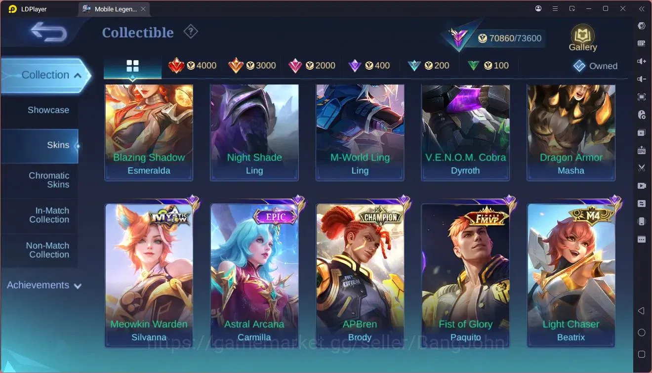 Mobile Legends: Bang Bang Accounts Global|Hero 127|Skin 261|Renowned|Sanrio Floryn|TF image 17