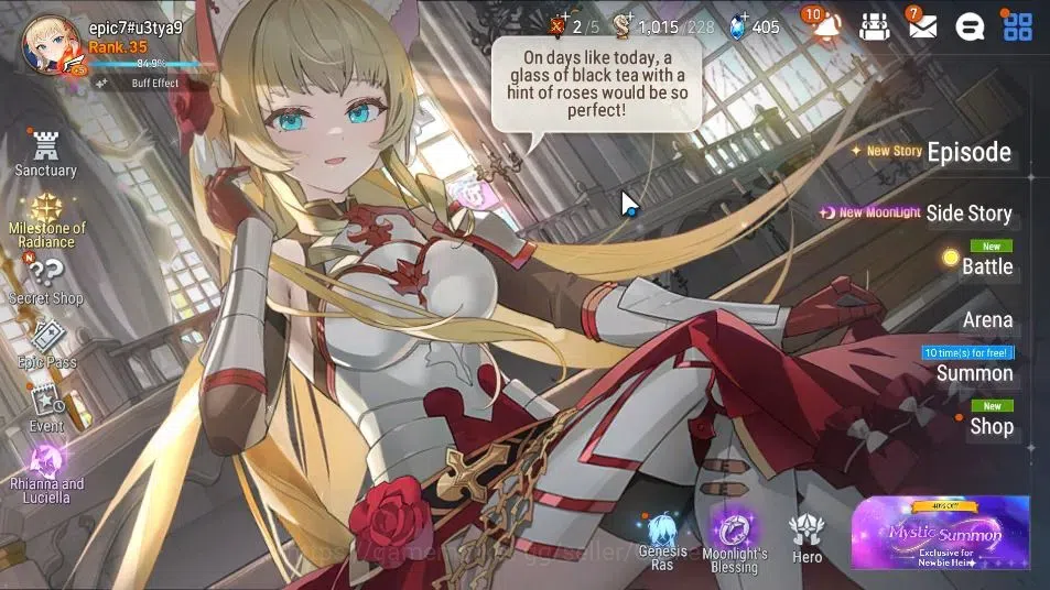 Epic Seven Accounts GLOBAL Unverif|New Era|5 ML(Rhianna&Luciella,BW IS image 1