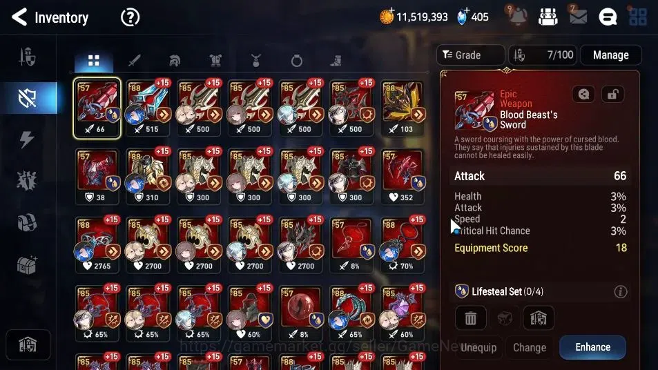 Epic Seven Accounts GLOBAL Unverif|New Era|5 ML(Rhianna&Luciella,BW IS image 14