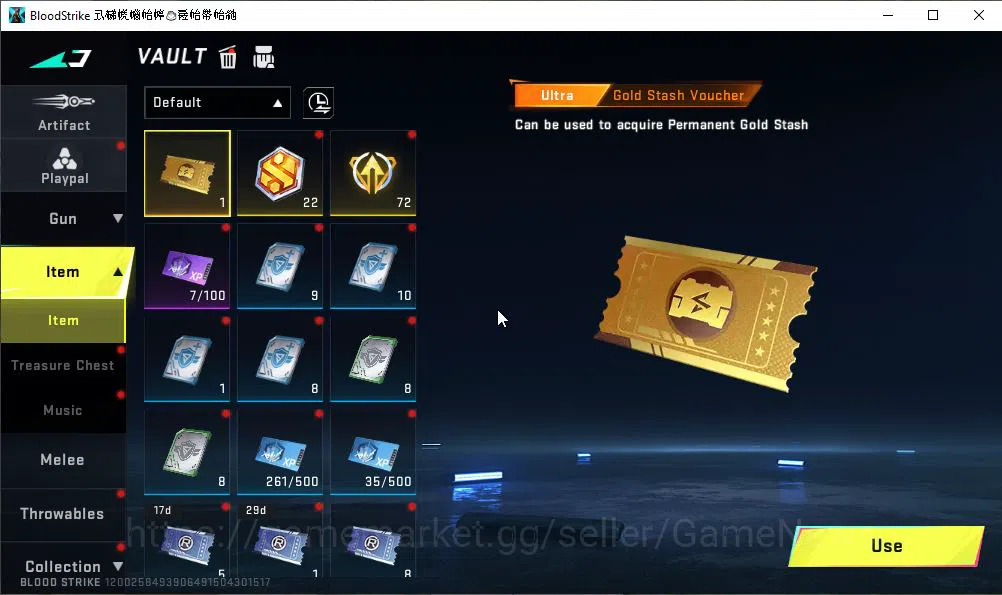 Blood Strike Accounts ASIA|2 ETERNAL[FN2000 Lv2,KAG-6 Lv2]|Melee[Shurike image 10