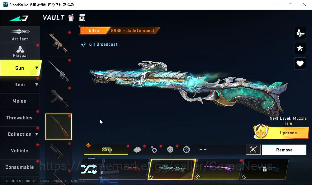 Blood Strike Accounts ASIA|2 ETERNAL[FN2000 Lv2,KAG-6 Lv2]|Melee[Shurike image 11