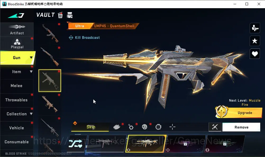 Blood Strike Accounts ASIA|2 ETERNAL[FN2000 Lv2,KAG-6 Lv2]|Melee[Shurike image 12