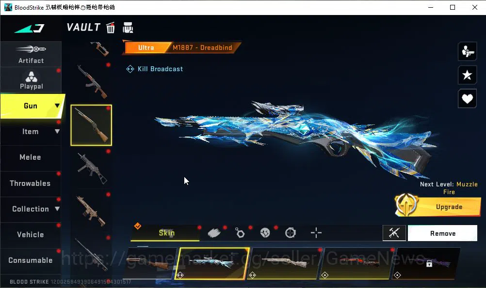 Blood Strike Accounts ASIA|2 ETERNAL[FN2000 Lv2,KAG-6 Lv2]|Melee[Shurike image 13