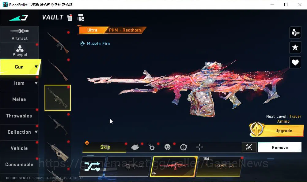 Blood Strike Accounts ASIA|2 ETERNAL[FN2000 Lv2,KAG-6 Lv2]|Melee[Shurike image 15