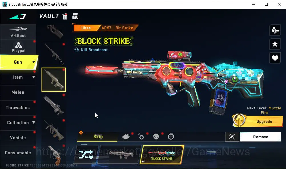 Blood Strike Accounts ASIA|2 ETERNAL[FN2000 Lv2,KAG-6 Lv2]|Melee[Shurike image 18