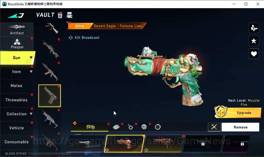 Blood Strike Accounts ASIA|2 ETERNAL[FN2000 Lv2,KAG-6 Lv2]|Melee[Shurike image 19