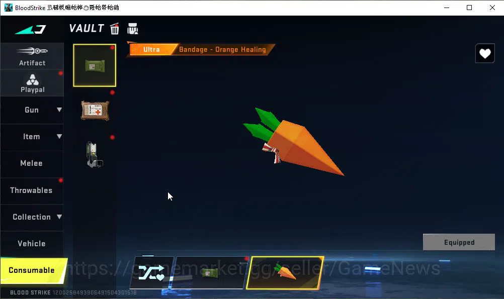 Blood Strike Accounts ASIA|2 ETERNAL[FN2000 Lv2,KAG-6 Lv2]|Melee[Shurike image 2