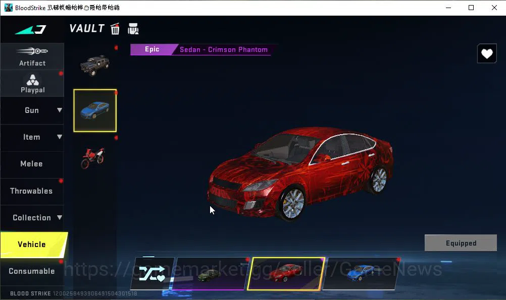 Blood Strike Accounts ASIA|2 ETERNAL[FN2000 Lv2,KAG-6 Lv2]|Melee[Shurike image 3