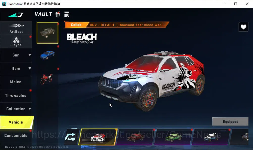 Blood Strike Accounts ASIA|2 ETERNAL[FN2000 Lv2,KAG-6 Lv2]|Melee[Shurike image 4