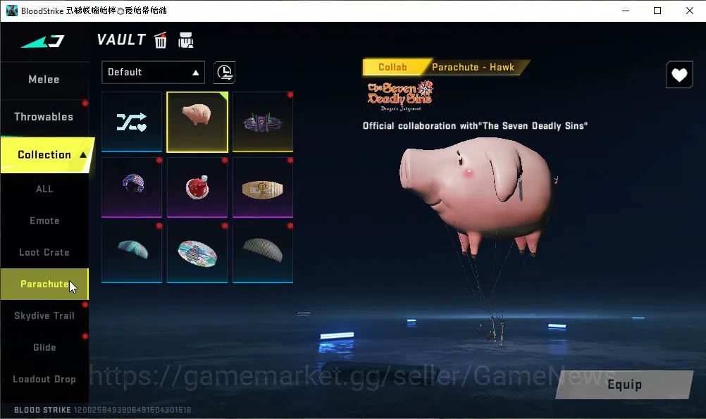 Blood Strike Accounts ASIA|2 ETERNAL[FN2000 Lv2,KAG-6 Lv2]|Melee[Shurike image 6