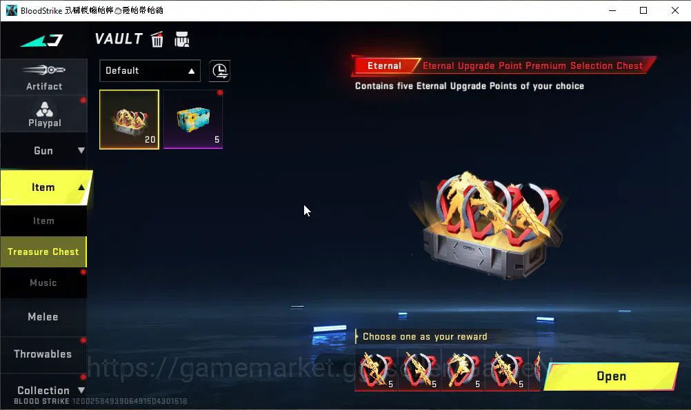 Blood Strike Accounts ASIA|2 ETERNAL[FN2000 Lv2,KAG-6 Lv2]|Melee[Shurike image 9