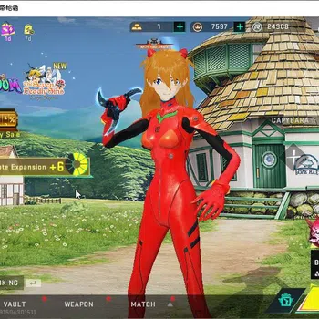 Blood Strike Collab Skin ASIA|2 ETERNAL[FN2000 Lv2,KAG-6 Lv2]|Melee[Shurike image 1