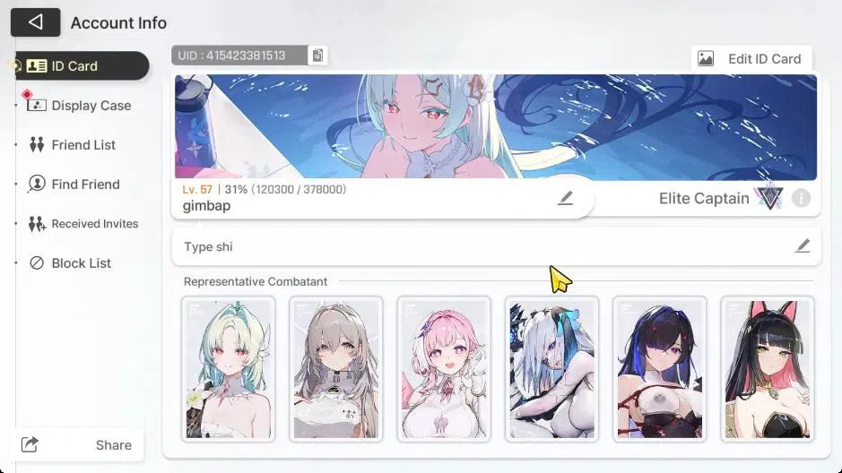 Chaos Zero Nightmare Accounts GLOBAL|2K Crys+1 Omega|16 2