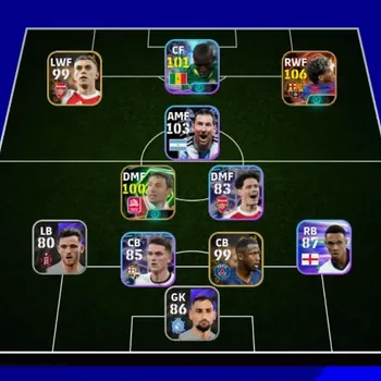 eFootball Accounts High-End Mobile |PW 2896|BIGT LamineYamal,Epic VanBommel,Shwt Jackson Yamal Messi3Card,etc|Coach