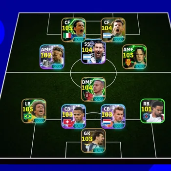 eFootball Accounts Legends & Iconic Players COLECTIVE 3204+ | FILIPO INZAGHI x MARCELO x NEYMAR JR x THIAGO ALCANTARA x