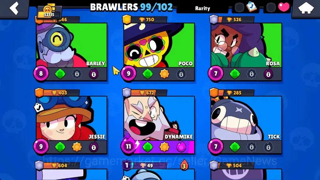 Brawl Stars Accounts 52115 Trophy|99 Brawler 19 Max|2 UL [Sirius,Kaze]  image 10
