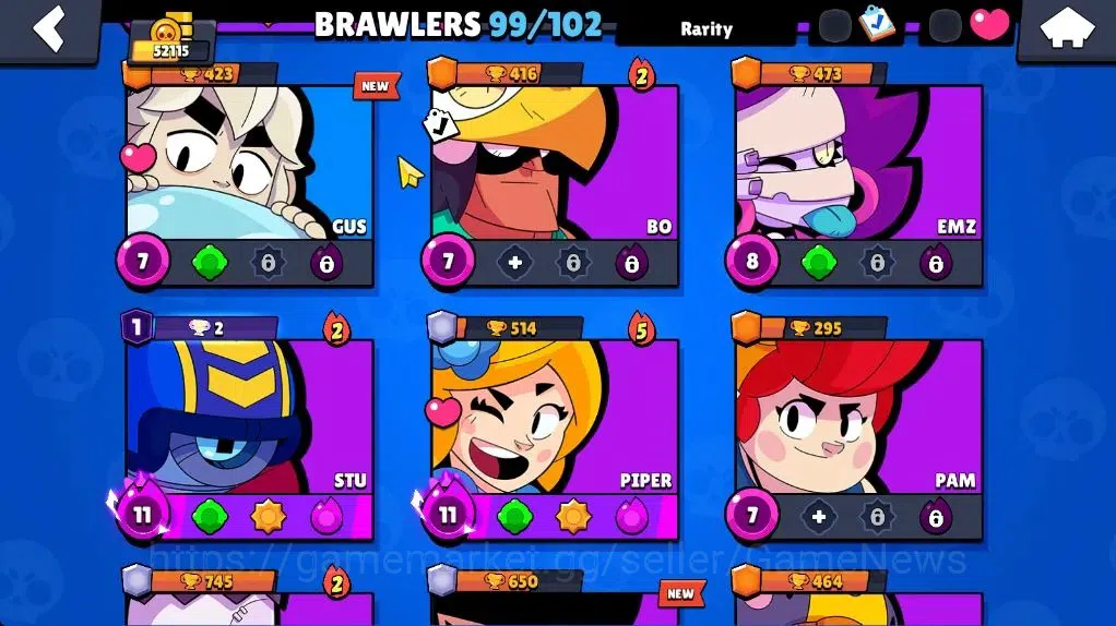 Brawl Stars Accounts 52115 Trophy|99 Brawler 19 Max|2 UL [Sirius,Kaze]  image 12