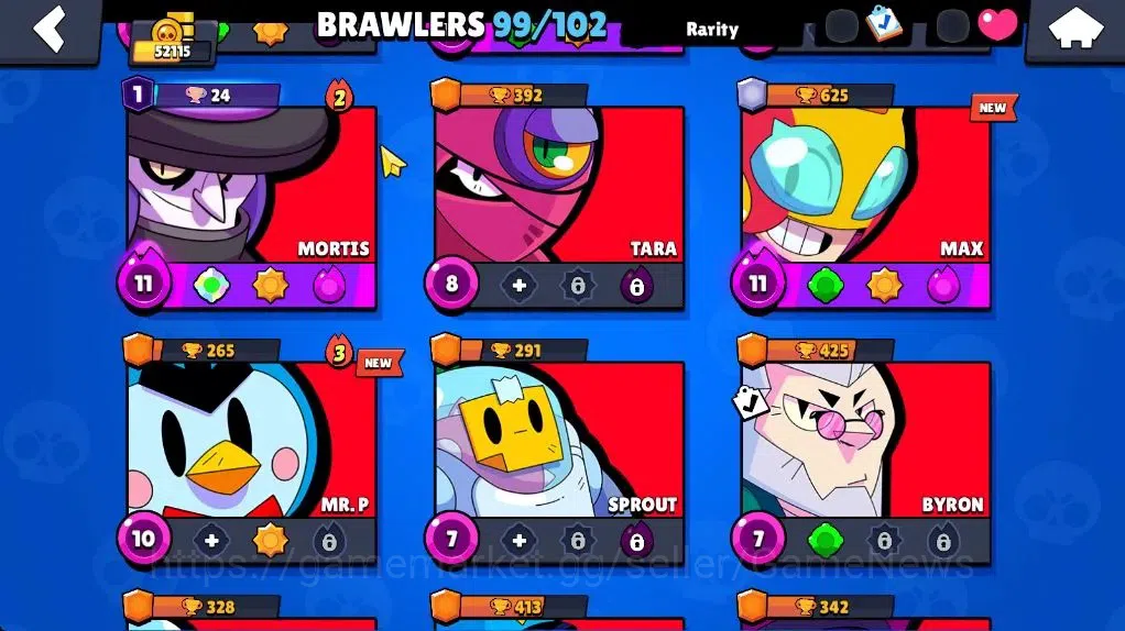 Brawl Stars Accounts 52115 Trophy|99 Brawler 19 Max|2 UL [Sirius,Kaze]  image 17