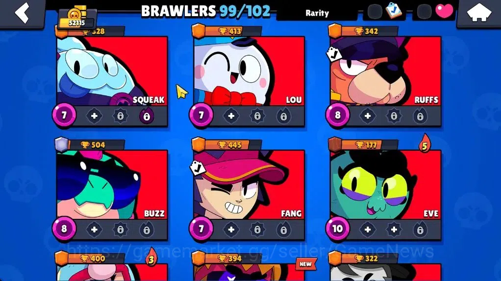 Brawl Stars Accounts 52115 Trophy|99 Brawler 19 Max|2 UL [Sirius,Kaze]  image 18