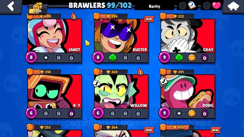 Brawl Stars Accounts 52115 Trophy|99 Brawler 19 Max|2 UL [Sirius,Kaze]  image 19
