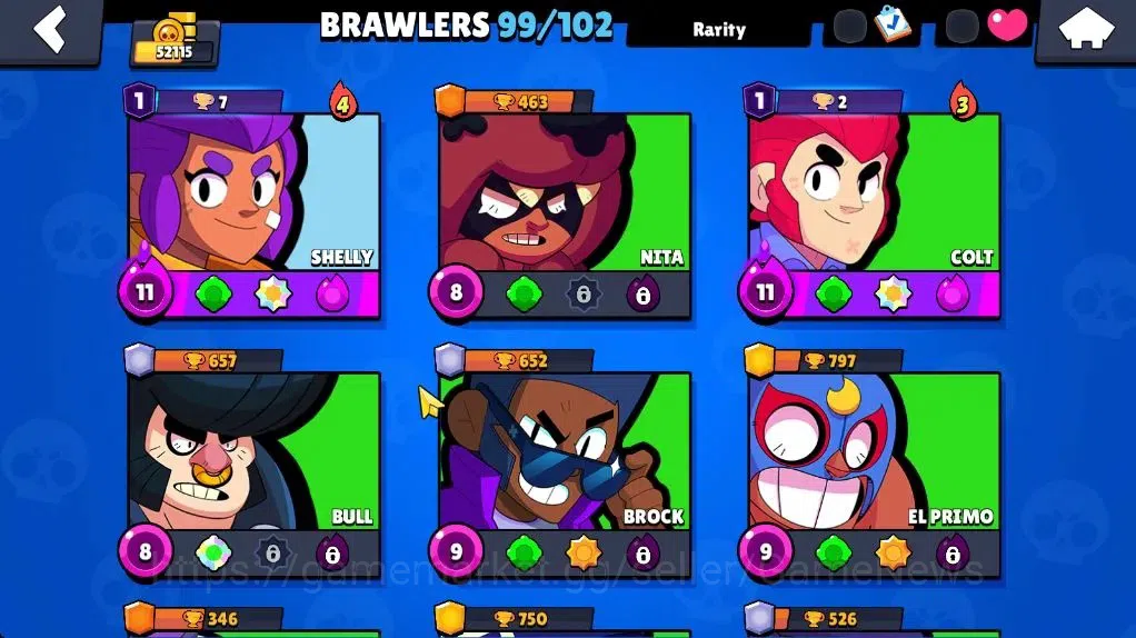 Brawl Stars Accounts 52115 Trophy|99 Brawler 19 Max|2 UL [Sirius,Kaze]  image 9