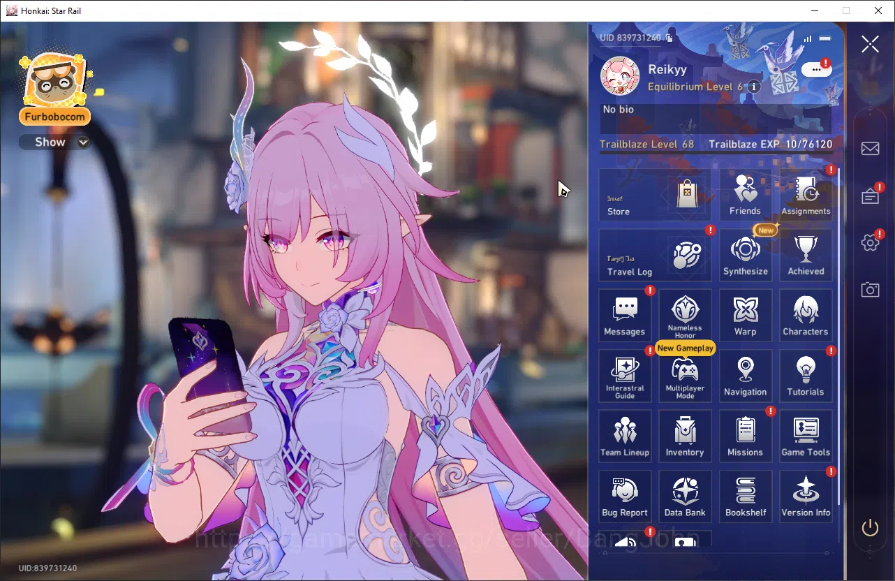 Honkai Star Rail Accounts ASIA | TL 70 | 8 Limit | 210 Golden Ticket |HSR107 image 1