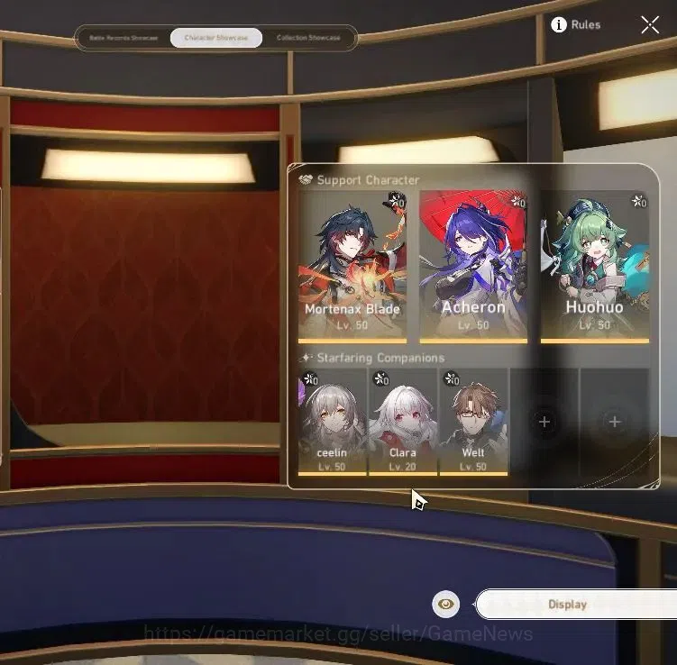 Honkai Star Rail Accounts Asia|TL 35|3 Limited|Acheron, Mortenax Blade, Huoh image 2