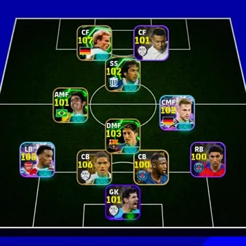 eFootball Accounts Legends & Iconic Players 3,500+ Coin➤Karl-Heinz Rummenigge 107➤Oliver Kahn➤Raphaël Varane➤Didier