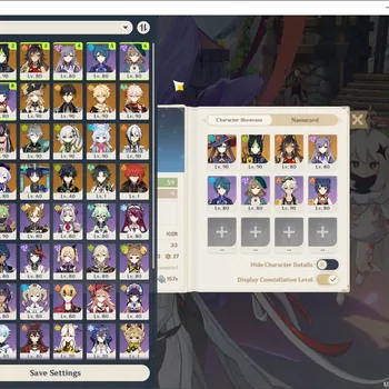 Genshin Impact Accounts End Game ASIA|AR 59|Arlecchino+Sign Pream Team|12 Limited + 4 (*5 Weapon)|(Navia)+Sign,Zhongli