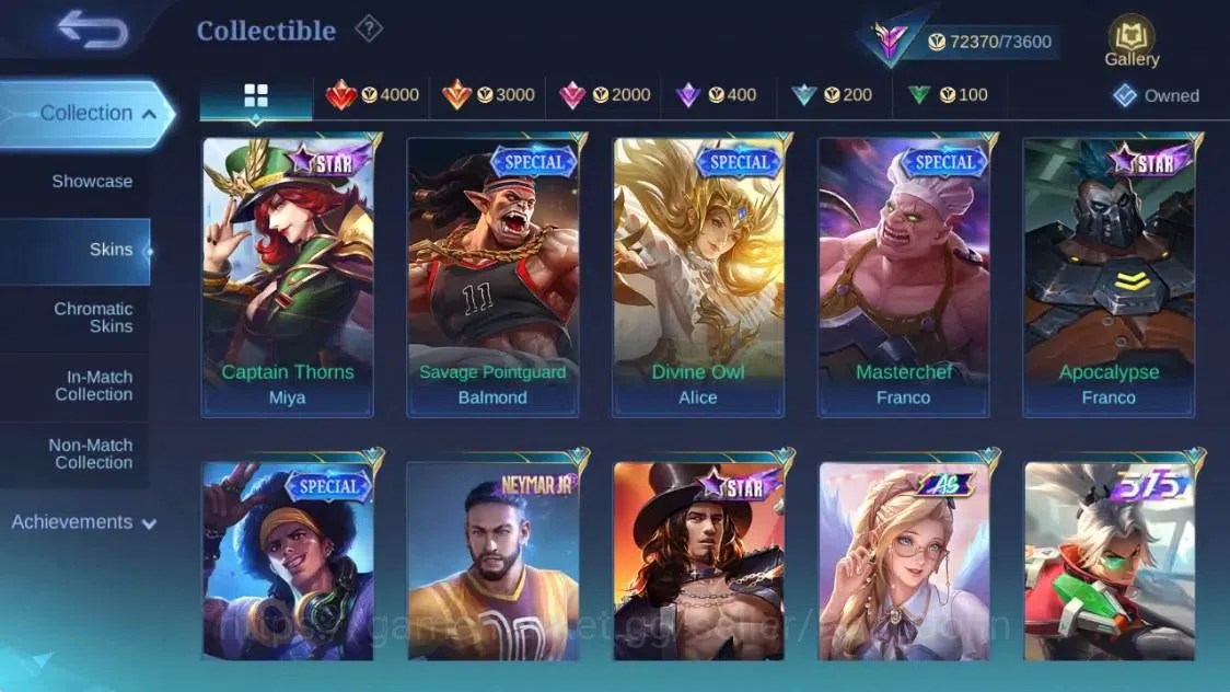 Mobile Legends: Bang Bang Accounts Collector Global|Hero 129|Skin 251|Renown|Prime YZ|ANN Haya+Lesley|LBox 16