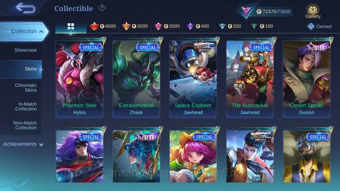 Mobile Legends: Bang Bang Accounts Collector Global|Hero 129|Skin 251|Renown|Prime YZ|ANN Haya+Lesley|LBox 19